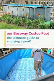 Diy pvc solar pool cover holder intex led color changing pool sprayer. Our Costco Pool Everything You Need To Know Andrea Dekker