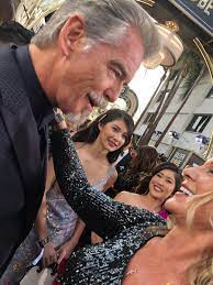 In the 1976 montreal olympic games nadia comaneci became the first gymnast in olympic history to be awarded the perfect score of 10.0 for her performance on. Nadia Comaneci On Twitter What A Night Goldenglobes Piercebrosnan
