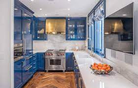 We never expected the strong interest our last article detailing cool backsplash concepts for your white cabinets, so we decided to follow up with one covering flat panel styles. 33 Blue And White Kitchens Design Ideas Designing Idea