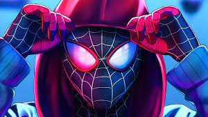 Spiderman Miles Hoodie Up Spiderman Wallpaper Phone Hd 4k Spiderman Wallpaper 4k Hd Spiderman Art Wallpaper Hd 4k S Spiderman Miles Morales Marvel Wallpaper