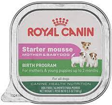 Royal Canin Size Health Nutrition Starter Mother And Babydog Canned Dog Food Canine Health Dog Food Reviews Dog Food Recipes