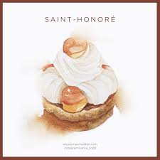 Saint Honore Patisserie Paris Recette Illustree Photographie Culinaire Dessert