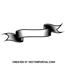 Black And White Banner Clipart Black Ribbon Vector Image Vector Free Black Ribbon Free Vector Images