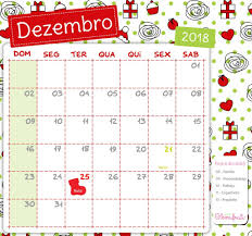 Calendário 2018 Para Imprimir Com Foto Calendario 2018 Dezembro Calendario Dezembro Dezembro Calendarios Infantis