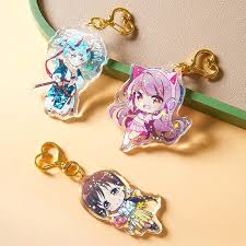 Best Acrylic Charms Custom Printed With Logo Clear Epoxy Plastic Pvc Anime Keychain  Acrylic | Shopee Philippines