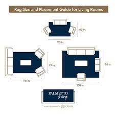 Area rug layout living room. Find The Right Size Area Rug For Your Living Room Palmetto Living