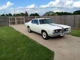 Image result for White 1967 Barracuda