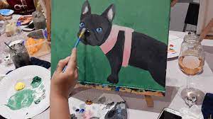 Cats, dogs, birds, you name it! 3 Hour Paint Your Pet And Sip Class