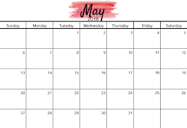 May 2018 Editable Calendar Editable Calendar Calendar Download Calendar Printables