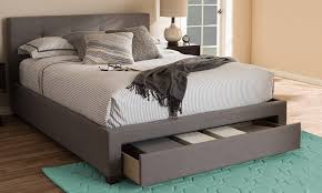 Color beiges blacks blues browns grays pinks silvers whites. Contemporary Fabric Storage Platform Bed From Aed 1499 A To Z Furniture