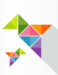 Creative Combination Of Modern Geometric Background Cover Geometric Background Visiting Cards Geometric