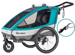 Qeridoo Sportrex2 Aquamarin Kinderanhanger 2019 Fahrradanhanger Kinderwagen Mehr Bikebox Onlineshop