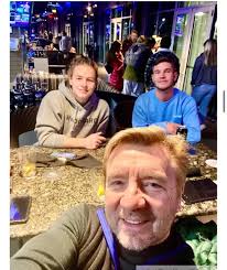 Christopher Dean, together with his two sons, Jack Robert and Sam Colin,  from his ex-wife Jill Trenary. Jack is 26 years old and Sam is 24.  Christopher Dean's first wife was Isabelle
