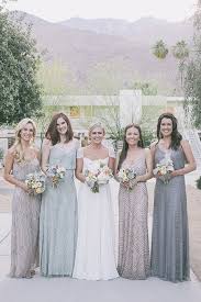 Pull Off The Perfect Spring Wedding Metallic Bridesmaid Dresses Bridesmaid Bridesmaid Dresses