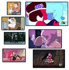 For all that we complain about CN, I am at least grateful for a bit of wlw  representation : rstevenuniverse