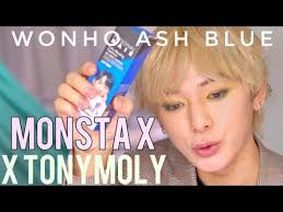 Apply thoroughly on the hair, wait for 5 ~ 10 minutes, wash off with warm water, and dry completely. Hair Colorist Tries Tonymoly Monsta X Wonho Ash Blue Hair Dye Youtube