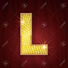 Download in under 30 seconds. Gold Light Lamp Bulb Letter L Luxury Red Carpet Show Ceremony Sparkling Lightning Glitter Shine Alphabet For Light Board Fashion Stylish Glowing Shining Golden Alphabet Letter Royalty Free Cliparts Vectors And Stock