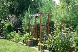 Buy or build a small gate and grow a bush around it. Add A Secret Garden To Your Outdoor Living Spaces