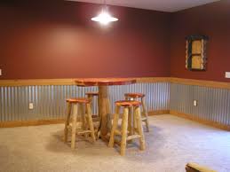 Eventually we continued installing wainscot up the stairs, and around the corner where the basement door is. Rustic Half Tin Half Wood Wall Novocom Top