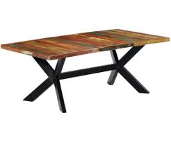 From lighter to darker grains, square to round tables and large to small sets, we offer a wide variety of solid wood amish dining room sets. Vidaxl Dining Table In Reclaimed Wood 200 X 100 X 75 Cm Ab 326 19 Preisvergleich Bei Idealo De