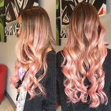 Long Pastel Pink Curly Hair Hair Colors Ideas Curly Hair Styles Gold Hair Dye Balayage Hair Blonde Long