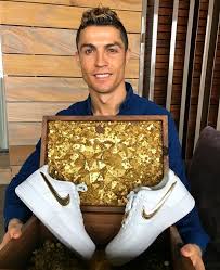 Nike Air Force 1 Cr7 Golden Patchwork Aq0666 100 From Kicks Vogue Com Cristiano Ronaldo Ronaldo Cristiano Ronaldo Junior
