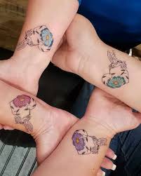 When you have this tattoo, it simply means that you have strength that you are getting from your best friend. Rock Paper Scissors Tattoo