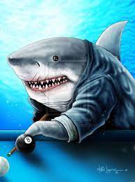 Pin By Rolado Guzma On It Is All In The Game 8 Ball 9 Ball Billards Pool Art Shark Art Cartoon Clip Art