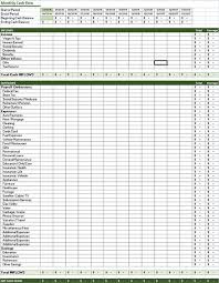 Cash Flow Worksheet Monthly Microsoft Excel Organizer Cash Flow Statement Budgeting Worksheets Financial Planning Budget