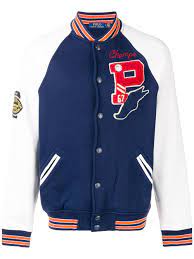 Polo Ralph Lauren Men S Big Tall Fleece Baseball Jacket In Blue Modesens Varsity Bomber Jacket Fleece Baseball Jacket Polo Ralph Lauren