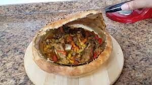 فخارة اللحم التركية فخارة تركية باللحم وخضار مشكل turk eti tuzagi food egyptian food cooking
