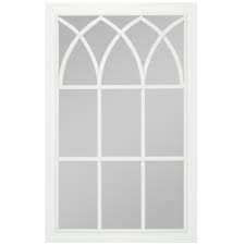 Jolene arched window pane mirrors (set of 2). Firstime Co Grandview Arched Farmhouse Window Mirror Wood 24 X 2 X 37 5 In American Designed 24 X 2 X 37 5 In Overstock Ca