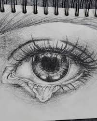 Realstic eye drawing, easy drawing, how to draw realstic eye, creative eye, hello friends welcome to my channel sa creation , is. How To Draw Crying Eyes Step By Step With Pencil Drawing Tutorial Easy