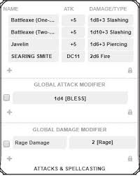 Welcome to official dnd 5e classes. Community Forums Character Sheet Attack Rolls Dnd 5e Roll20 Online Virtual Tabletop
