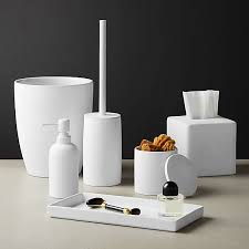 Chances are you'll found one other white ceramic canisters with wood lid higher design ideas. Unique Bath Accessories Cb2 Canada