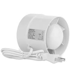 You will have two pipes at the top of the sump pit: Sailflo 4 Inch Duct Inline Fan 76 Cfm 110v 12w For Bathroom Vent Room Basement Greenhouse Attic Kitchen 4 100mm Buy Online In Bosnia And Herzegovina At Bosnia Desertcart Com Productid 96427814