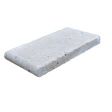 Other sizes available by request. Premium Select 6 12 Ivory Tumbled Travertine Pool Coping