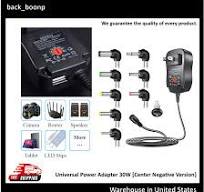 Universal AC -DC Adapter 3V-12V 2.5A 30W Adjustable Power Supply for Electronics