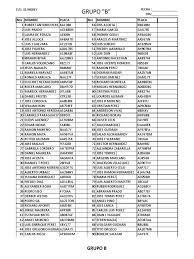 Grupo B Nueva Jornada-2
