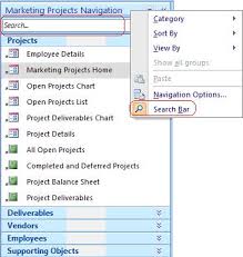 Take Advantage Of The Search Bar In Microsoft Access 2007