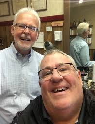 From the T.R., 04/29/1972. "Jim The Barber" is pictured here and he still  cuts hair (mine included) for over 60 years! There were some other long  time barbers who have since passed