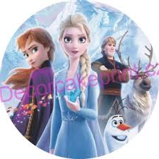 Tyden.cz | ledové království 2: Ledove Kralovstvi Frozen Decor Cake Print