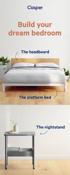 A Bedroom Look You Ll Love Waking Up To Shop The Casper Platform Bed And Nightstand With Free Shipping And Free Home Decor Bedroom Home Decor Minimalist Home