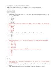 Kumpulan soal, soal ujian, materi sekolah. Soal