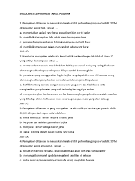 Contoh soal uas matematika tk paud semester 2 administrasi tk paud. Soal Soal Anak Tk B