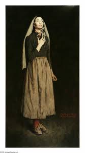 She never claims it to be anything other than here is greatness… wonder… and majesty… no human words can describe! Norman Rockwell American 1894 1978 The Song Of Bernadette Lot 30655 Heritage Auctions