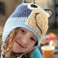 Blue and Orange Heeler Hat