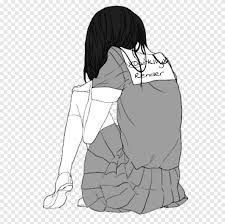 Gambar sketsa patah hati : Gambar Manga Kutipan Anime Patah Hati Tertekan Cinta Putih Png Pngegg