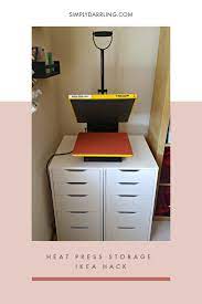 Heat Press Storage Ikea Hack Simply Darrling Darrling Hack Heat Ikea Press Simply Storage Storage Vinyl Storage Heat Press