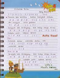 Not Angka Ost Kepompong Lhia S Music Notes
